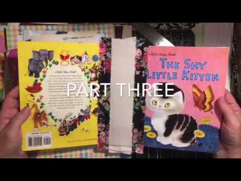 Little Golden Book part 3 - putting signatures together.