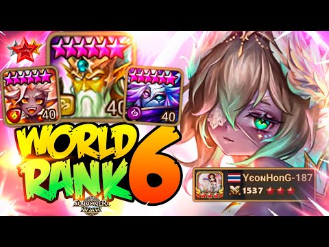 World Rank 6 YeonHong-187 (Debuff Cleave) vs World Rank 8 Player  - Summoners War