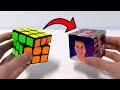 Printing strangers faces on a cube and giving it to them…