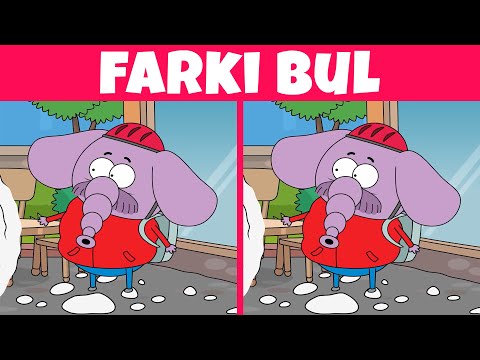 FOTOĞRAFLI BULMACALAR : Kral Şakir ile Farkları Bulabilir misin? 🦁 | İki Resim Arasındaki Farkı Bul