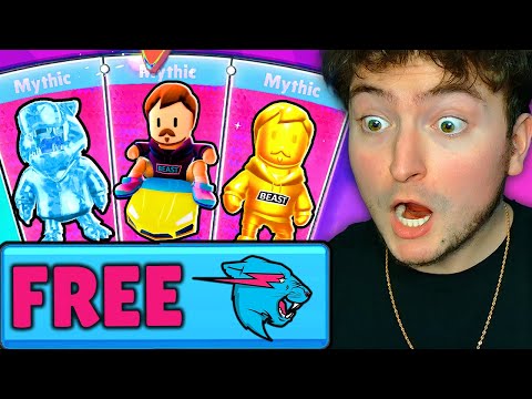 100 *NEW & FREE* MrBeast X Stumble Guys SPINS