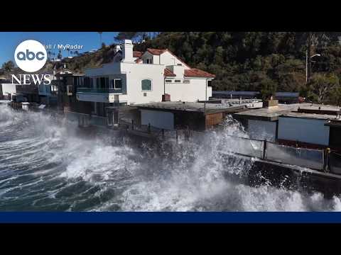 Flooding hits both coasts as full moon triggers powerful king tides