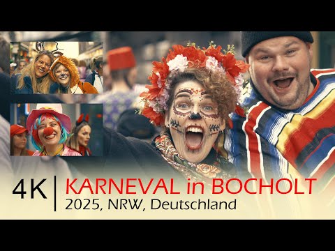 🎭 Rosenmontag Bocholt 2025 - Karneval in 4K