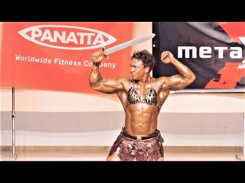 Caroline Wang (AUT), Guest Poser NABBA Austrian Championship 2017