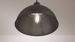Watch A Video About the Andrei Sand Black Outdoor Hanging Rustic Farmhouse Barn Light