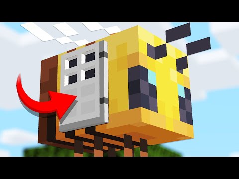 How to LIVE inside a BEE in Minecraft 1.15 Update