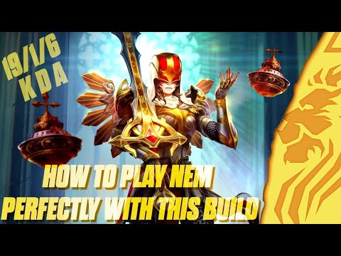 HOW TO PLAY NEMESIS PERFECTLY WITH THIS BUILD - GRANDMASTERS SMITE RANKED