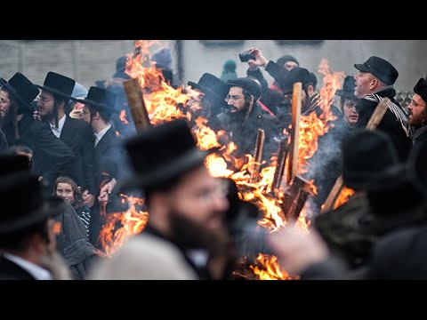 Hassids in Lelów (Poland) 2.02.2020