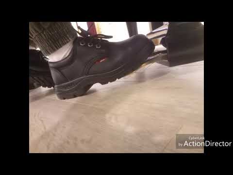 Safety shoes piano pedal pumping!!