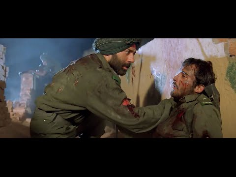 तुम्हे जीना होगा धर्मवीर - सनी देओल - अक्षय खन्ना - ज़बरदस्त देशभक्ति सीन