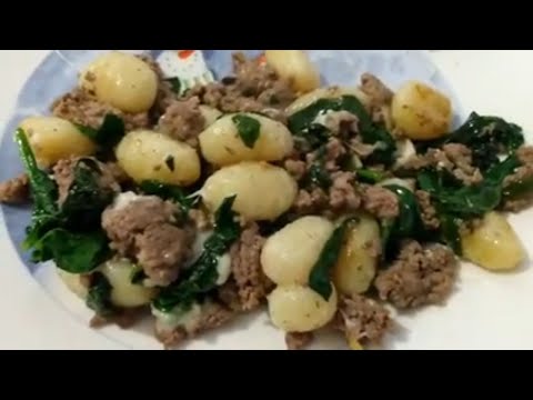 What's for Dinner ? | Gnocchi, Ground Beef, and...