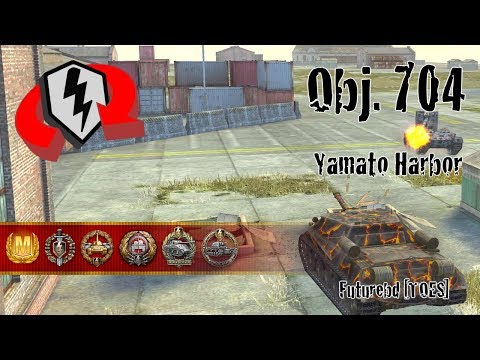 World of Tanks Blitz Replays - Obj. 704 at Yamato Harbor w/ Futurebd [TOES]