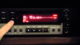 Video thumbnail for How to operate the Tascam CD-RW900SL CD recorder by GLB Productions