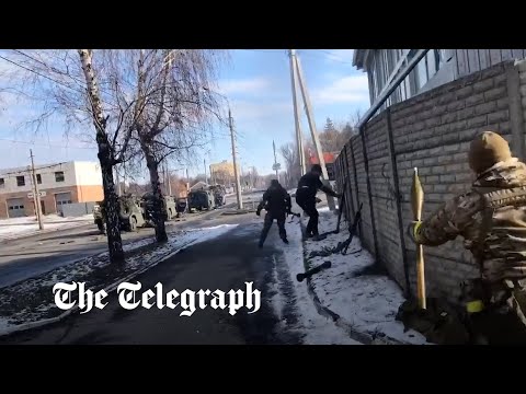 Fighting continues in Kharkiv as Russian troops come up against Ukrainian forces