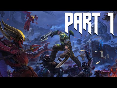 DOOM ETERNAL: THE ANCIENT GODS (DLC) Gameplay Walkthrough PART 1 - UAC ATLANTICA FACILITY