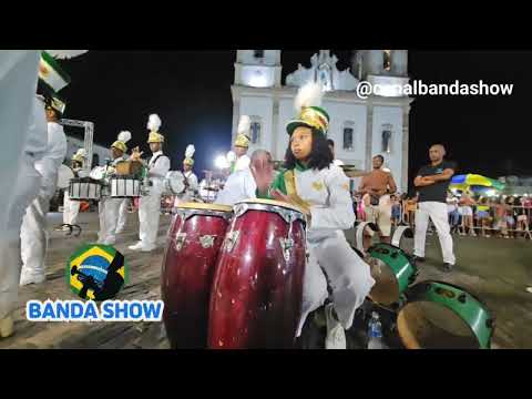 Apresentação da Banda Marcial BAMSAJ na praça da Purificação em Santo Amaro - BA