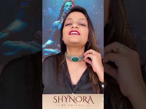 Zeenat Emerald Crystal Choker Set