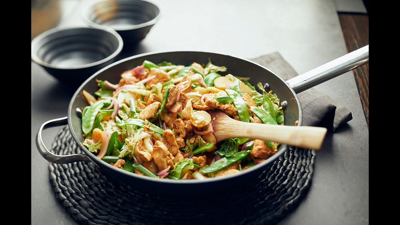 Chicken Stir Fry with Water Chestnuts
