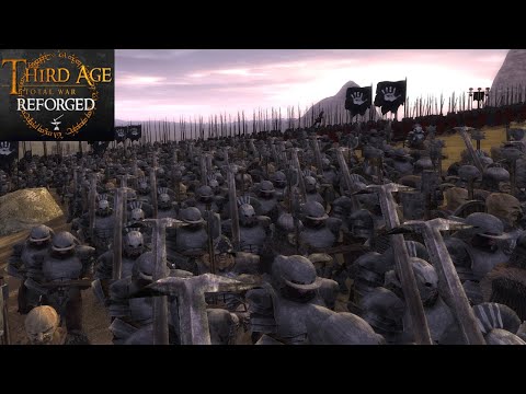 ASSAULT ON ERED LITHUI (Siege Battle) - Third Age: Total War (Reforged)