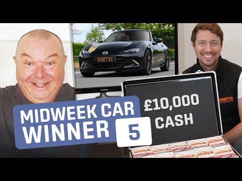 BOTB Midweek Car Competition Winner! Alan Spencer – Mazda BBR MX-5 + £10k Cash – Week 24 2020