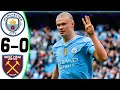 Manchester City vs West Ham 6-0 - HAALAND HAT-TRICK - All Goals and Highlights 2024