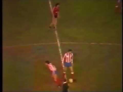 1986/87.- RCD Mallorca 1 vs. Atlético Madrid 3 (Copa del Rey - Cuartos (Vta.))