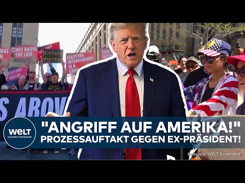 USA: Donald Trump vor Gericht in New York! Schweigegeld-Prozess gegen Ex-Präsident!