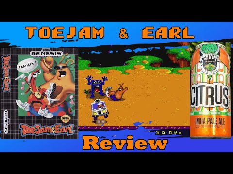 Toejam & Earl Review (Sega Genesis) | Weirdest Sega Game? | DBPG