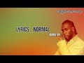 Burna Boy  ‐ Normal  ( lyrics)