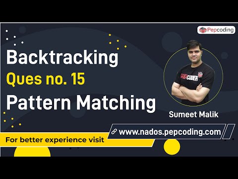 Word Pattern Matching Using Backtracking Leetcode Solutions In Java