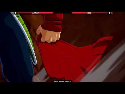 -DBFZ- Adrian(Bardock/GTGoku/SSJGoku) vs Rey(Bluku/AGohan/SSJGoku) [Cocky Bastard Kumite S2.1]