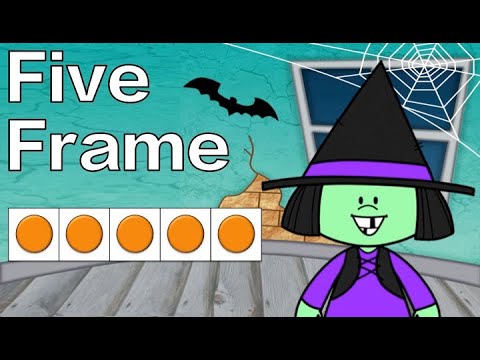 Halloween Five Frame Subitizing Math Brain Break