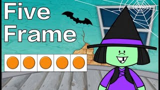 Halloween: Five Frame Subitizing : Math Brain Break