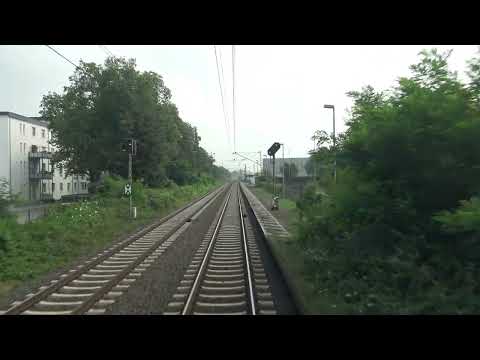 Train cab ride; Krefeld-Linn - Emmerich am Rhein (20240802)