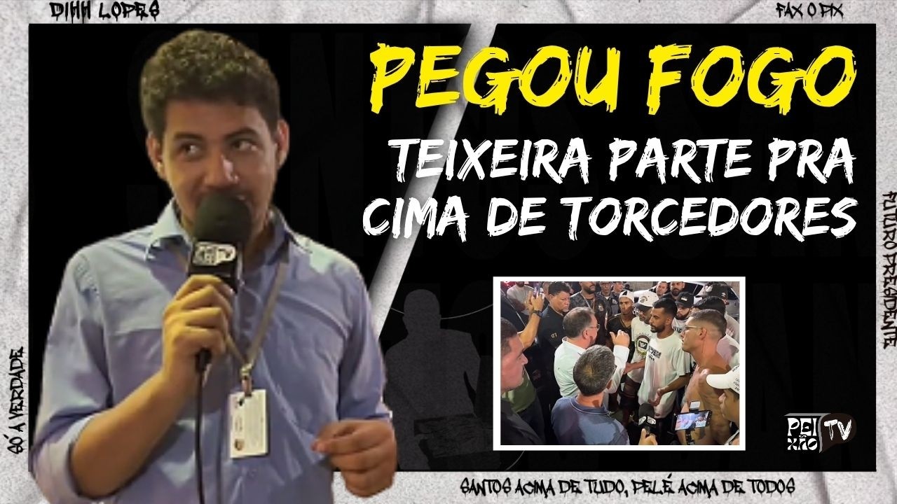 MARCELO TEIXEIRA ENCARA TORCEDORES NA VILA BELMIRO