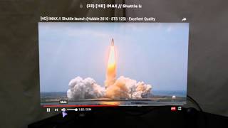 Watching YouTube via the Magic Leap One's Helio app