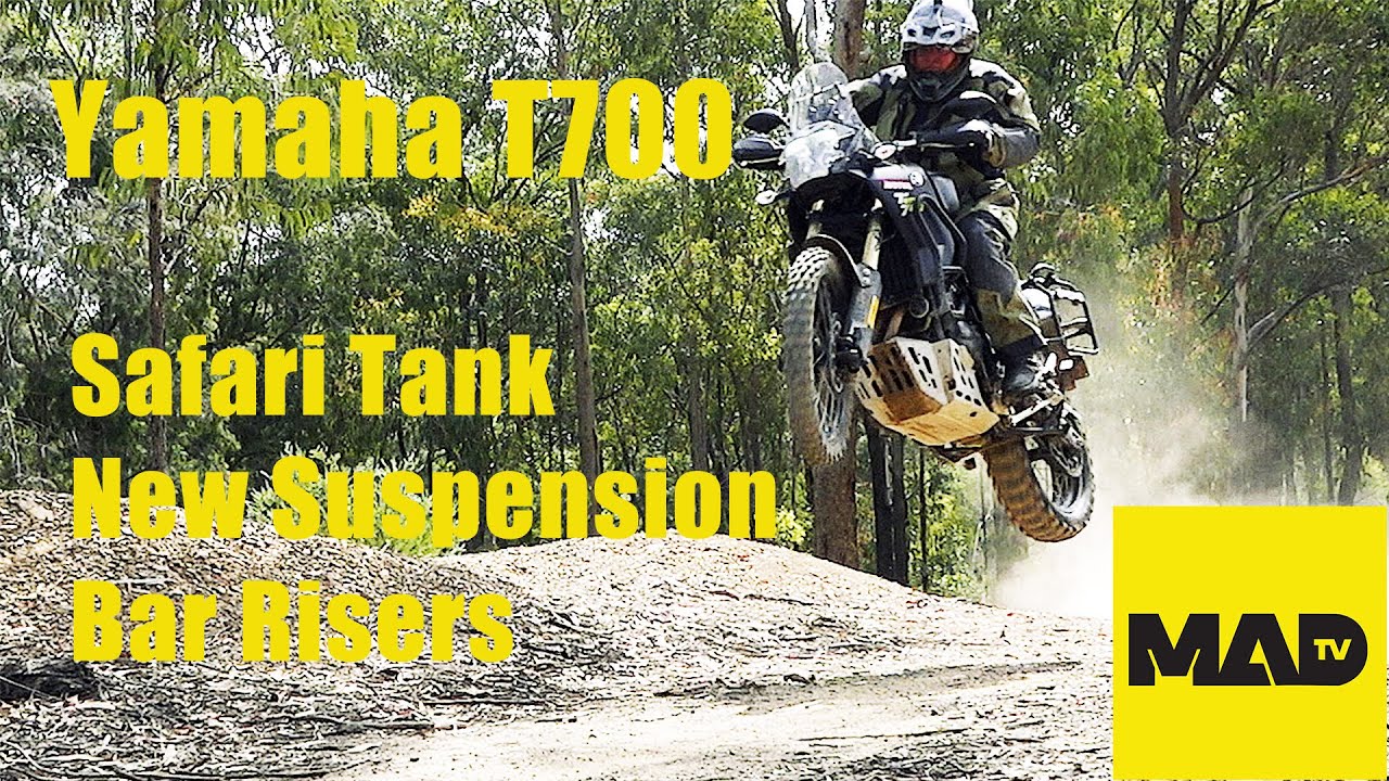 Yamaha T700 Safari Tank & Rally Raid Open Cartridge Fork tests