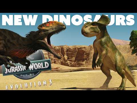 🔲All 7 NEW DINOSAURS In Jurassic World Evolution 3 SHOWCASE
