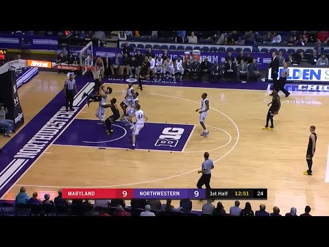 Big Ten Basketball Highlights: Maryland at Northwestern