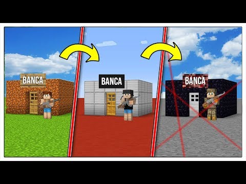 L' EVOLUZIONE DELLA NOSTRA BANCA DI MASSIMA SICUREZZA! - Minecraft ITA