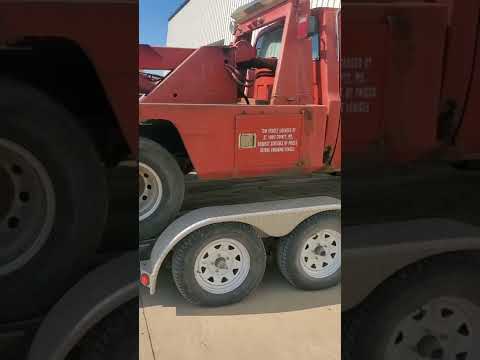 the old red wrecker.