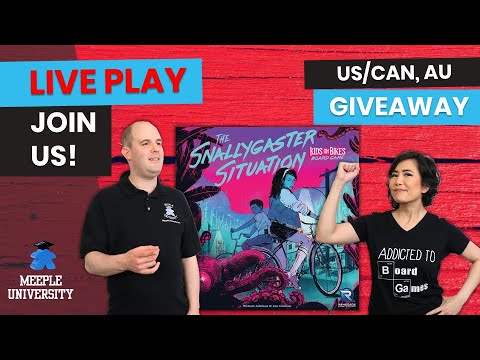 The Snallygaster Situation: Kids on Bikes Board Game -  LIVE Playthrough & US/CAN/AU Giveaway