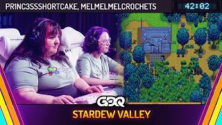 Stardew Valley by Pr1nc3ssShortcake and MelMelMelCrochets in 42:02 - Summer Games Done Quick 2026