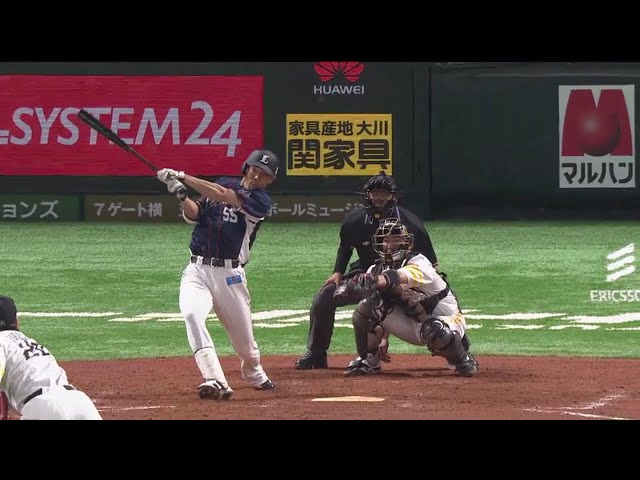 【5回表】初球から狙った!! ライオンズ・秋山の6号同点アーチ!! 2018/5/23 H-L