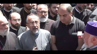 ՈՒՂԻՂ. Միքայել Սրբազանը քաղաքացիների ուղեկցությամբ ոտքով շարժվում է դեպի Երևան՝ Քննչական կոմիտե