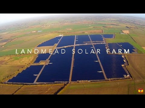 How to build a solar farm, a time-lapse/drone-lapse