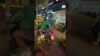 Traffic jam in Saigon at night #shorts #trafficjam #saigonstreet #nightride #travel #saigon