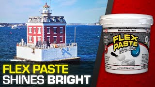 Flex Paste helps preserve the New London Ledge Lighthouse