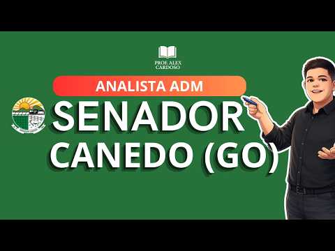 CONCURSO SENADOR CANEDO I ANALISTA ADMINISTRATIVO - MAIS DE 1600 QUESTÕES