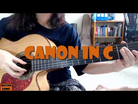 CANON IN C (EASY) | GUITAR SOLO (KÈM TAB)